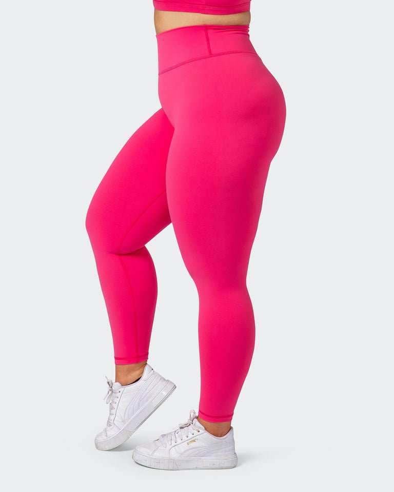 musclenation Leggings Signature Scrunch Ankle Length Leggings Flamingo