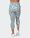 musclenation Leggings Zero Rise Everyday 7/8 Leggings - Marine Cheetah Print