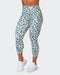 musclenation Leggings Zero Rise Everyday 7/8 Leggings - Marine Cheetah Print