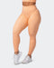 musclenation Leggings Zero Rise Everyday Ankle Length Leggings - Apricot Marl