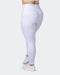 musclenation Leggings Zero Rise Everyday Ankle Length Leggings - White Grey Marl