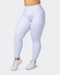 musclenation Leggings Zero Rise Everyday Ankle Length Leggings - White Grey Marl