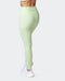musclenation Leggings ZERO RISE RIB ANKLE LENGTH LEGGINGS Minty