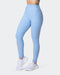 musclenation Leggings ZERO RISE RIB ANKLE LENGTH LEGGINGS Periwinkle