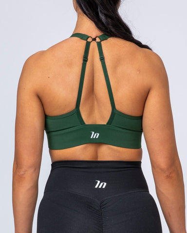 musclenation Locked & Loaded Bra - Moss
