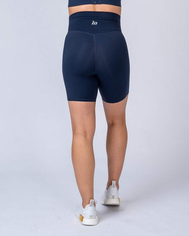 musclenation Maternity Bike Shorts - Navy