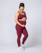 musclenation Maternity Superior Squat Pocket Leggings - Wine