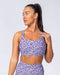 musclenation Max Rep Bra - Purple Leopard