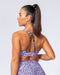 musclenation Max Rep Bra - Purple Leopard