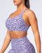 musclenation Max Rep Bra - Purple Leopard