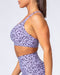 musclenation Max Rep Bra - Purple Leopard