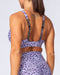 musclenation Max Rep Bra - Purple Leopard