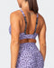 musclenation Max Rep Bra - Purple Leopard