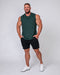 musclenation Mens Loopback Tank - Emerald Green