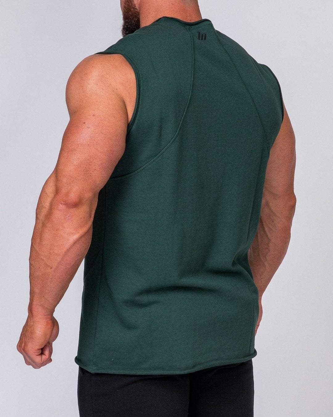 musclenation Mens Loopback Tank - Emerald Green