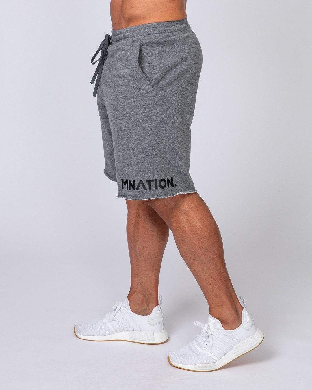 Mens Relaxed Shorts - Charcoal