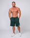 musclenation Mens Relaxed Shorts - Emerald Green