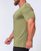 musclenation Mens Running Tee - Olive
