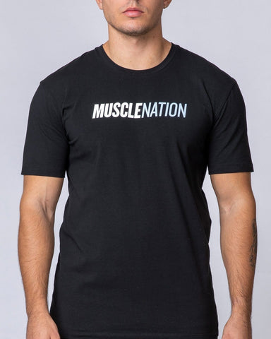 musclenation Mens Strike Tee - Black
