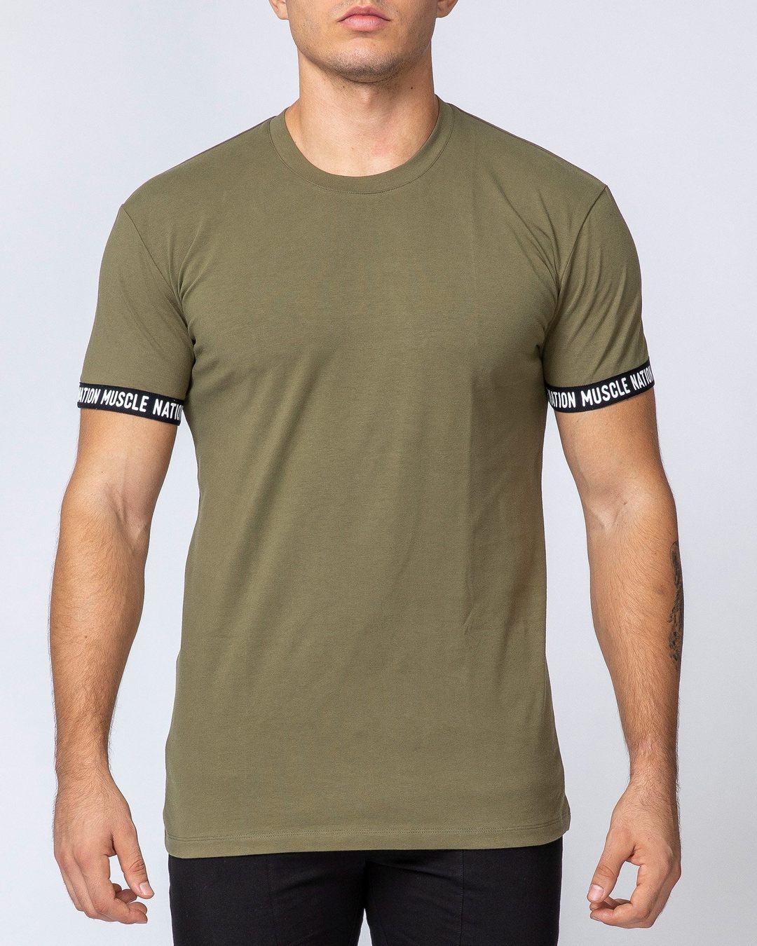 musclenation Mens Superset Tee - Olive