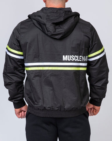 musclenation Mens Track Jacket - Black