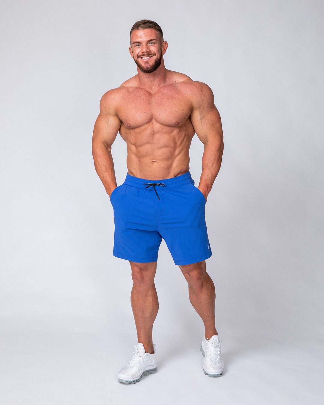 musclenation Mens Training Shorts - Blue