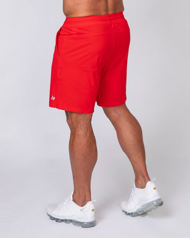 musclenation Mens Training Shorts - Red