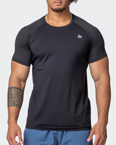 musclenation MENS VENTILATION TEE Black