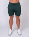 musclenation Mens Vintage Shorts - Emerald Green