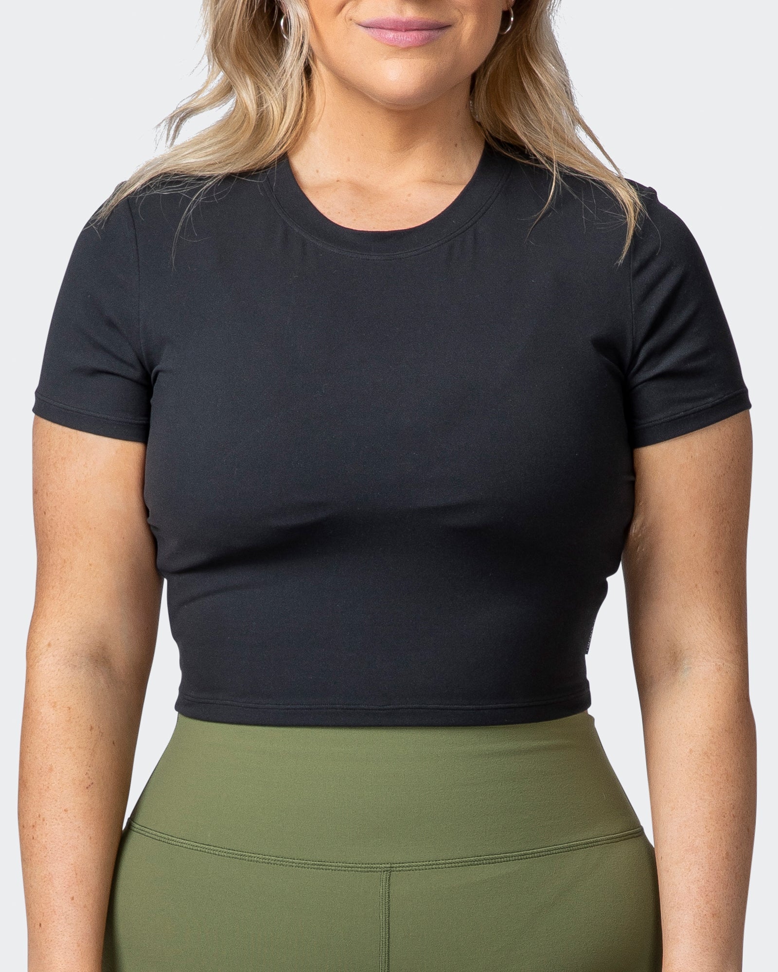 musclenation MN EVERYDAY CROPPED TEE Black
