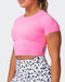 musclenation MN EVERYDAY CROPPED TEE Shocking Pink