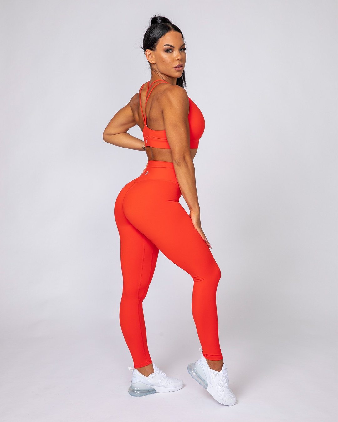 Motion Full Length Leggings - Infrared, Afterpay Available