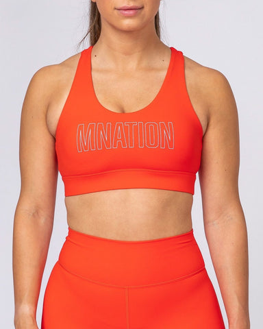 musclenation Motion Sculpt Bra - Infrared