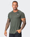 musclenation NEW HEIGHTS RUNNING TEE Dark Khaki