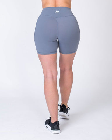 musclenation Pocket Bike Shorts - Stone