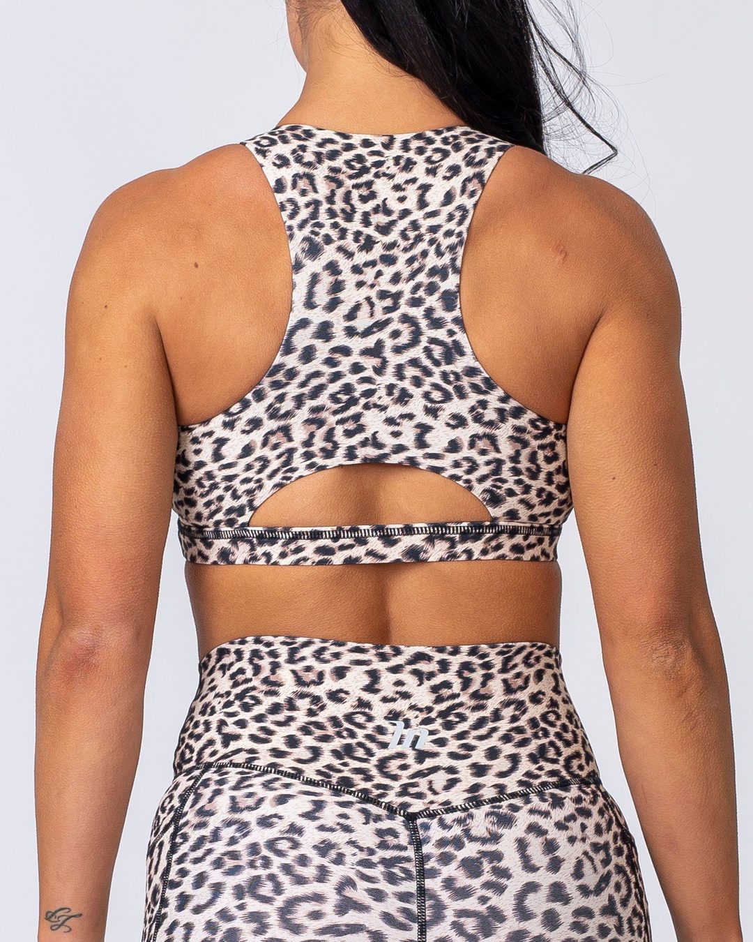 musclenation Power Bra - Yellow Leopard