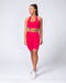 musclenation Referee Length High Waist Scrunch - Hot Pink