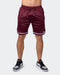 musclenation Shorts 8" Basketball Shorts - Dark Plum