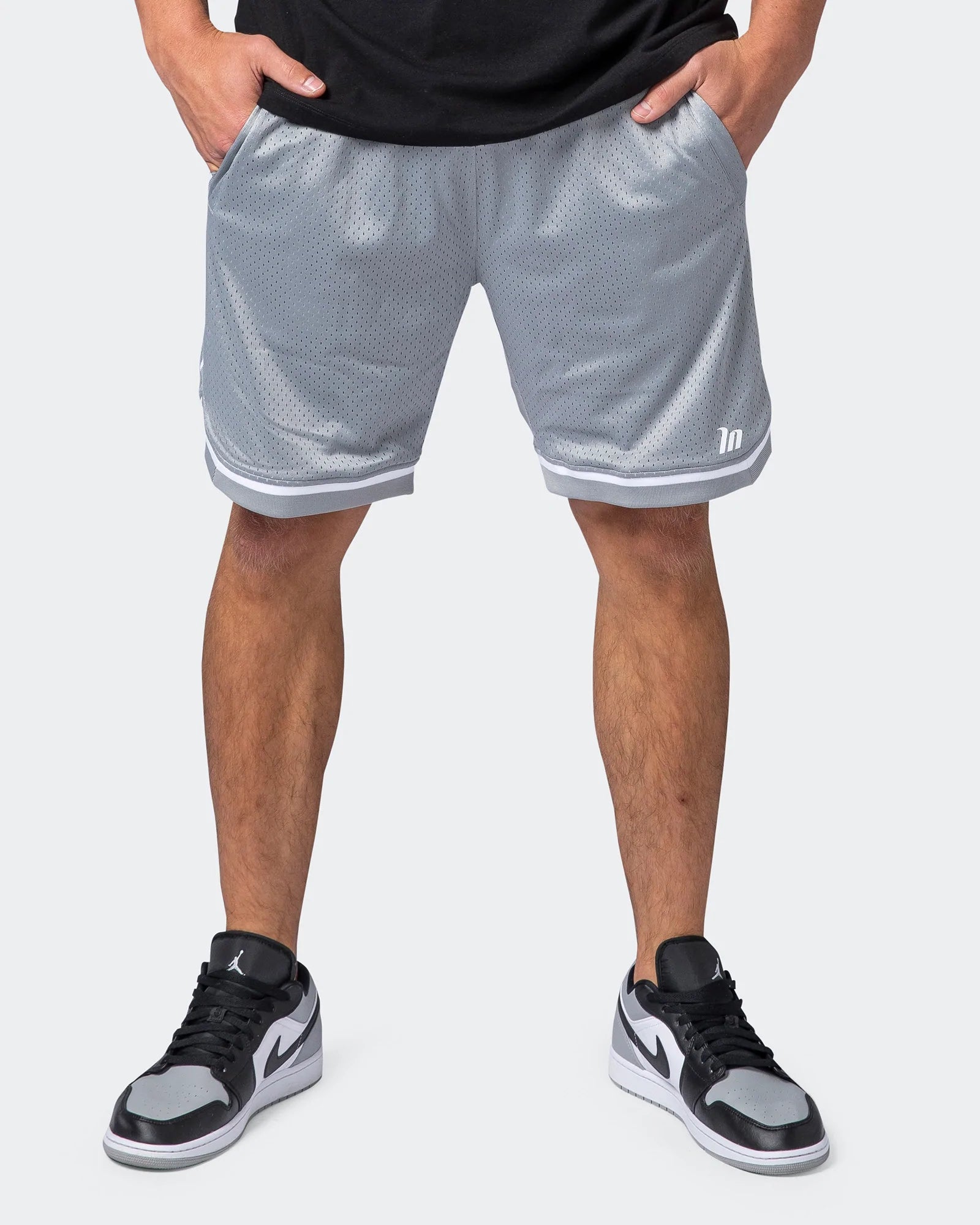 musclenation Shorts 8" Basketball Shorts - Haze