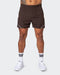 musclenation Shorts Advantage Training Shorts - Cocoa
