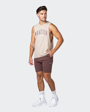 musclenation Shorts Combine Tapered Shorts - Hickory