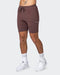 musclenation Shorts Combine Tapered Shorts - Hickory