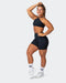 musclenation Shorts EVERYDAY SCRUNCH BIKE SHORTS Black