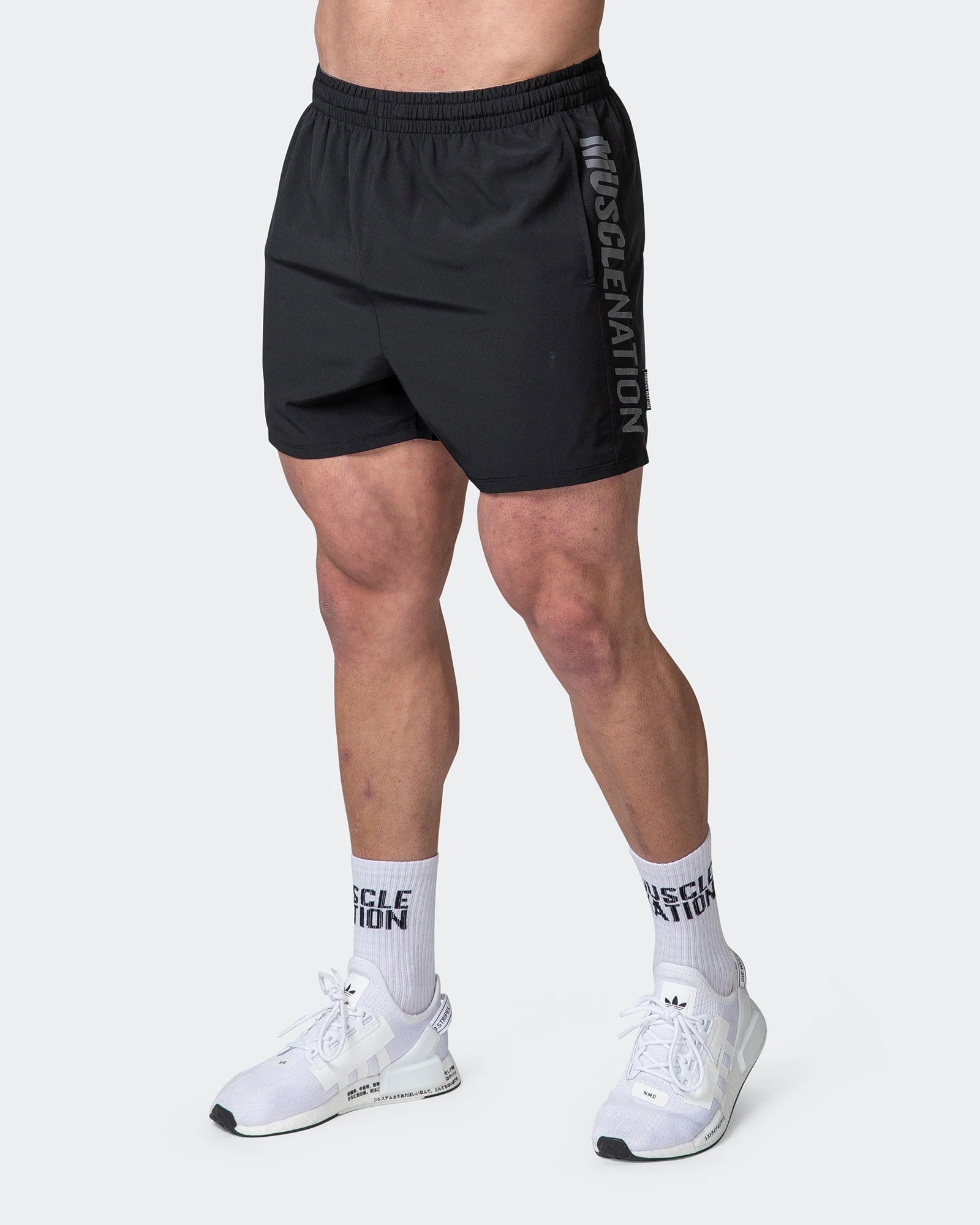 musclenation Shorts FUNCTION 4" SHORTS Black