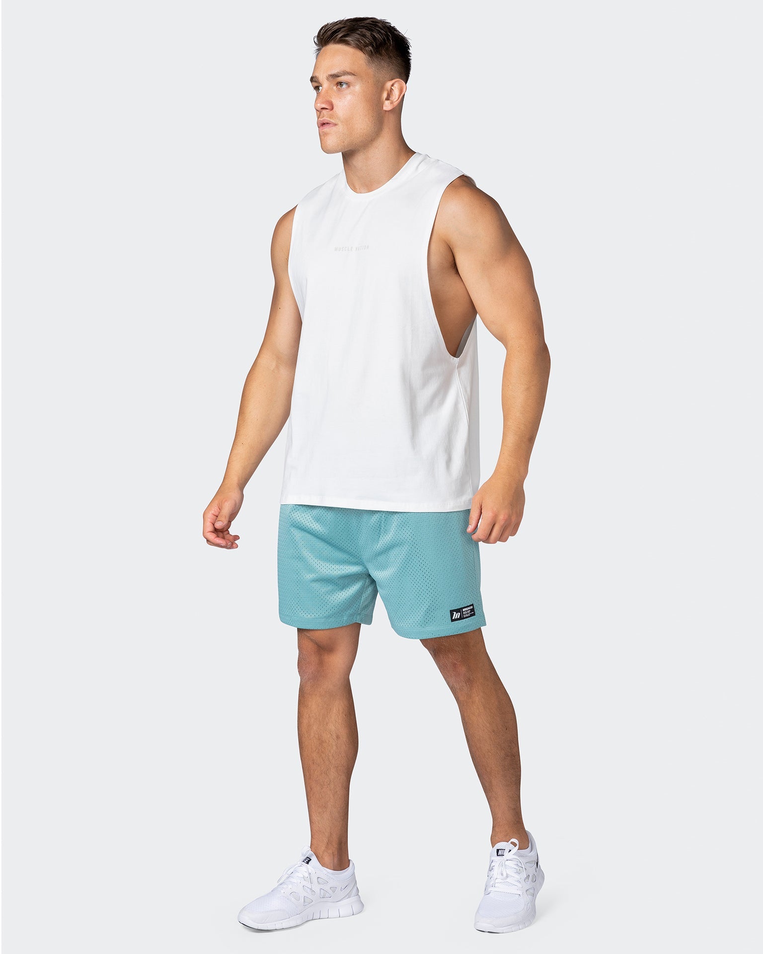 musclenation Shorts Lay Up Shorts - Dusty Jade