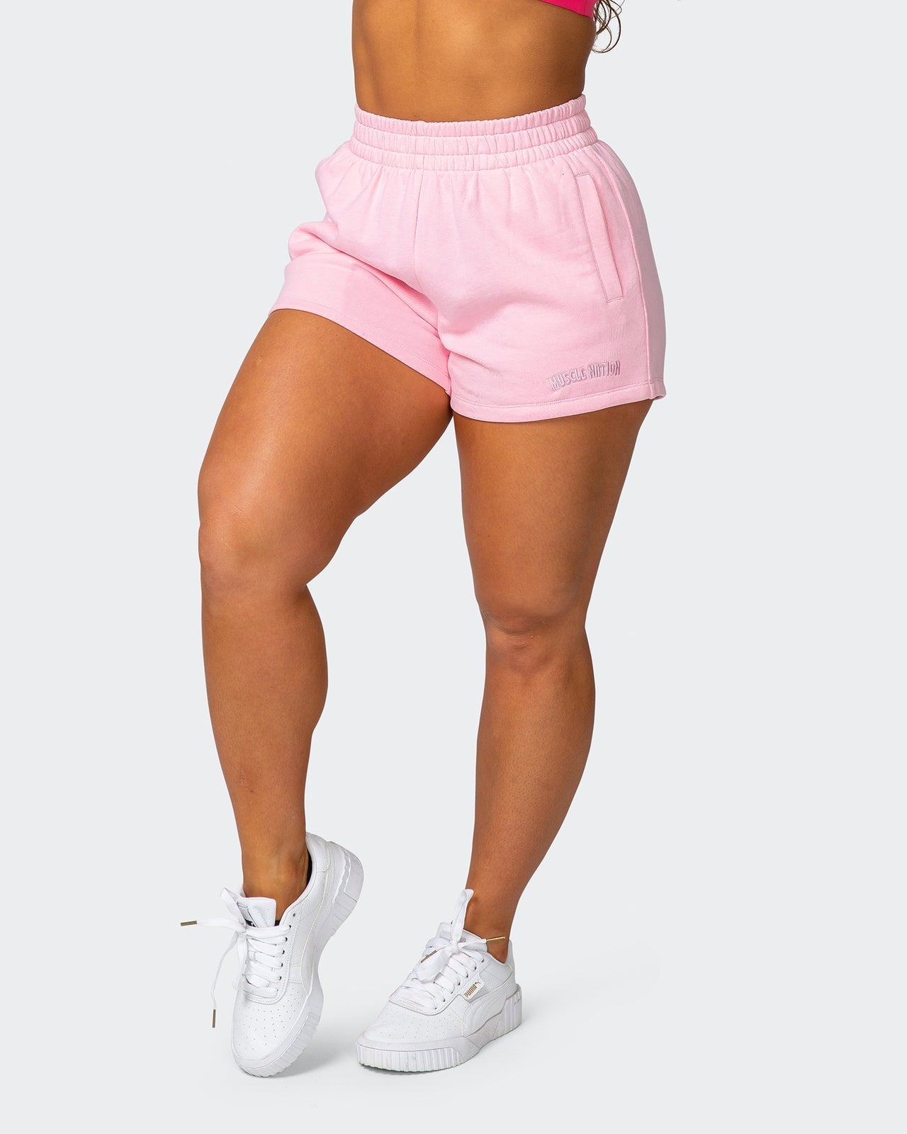 musclenation Shorts Leisure Sweat Shorts - Sherbet