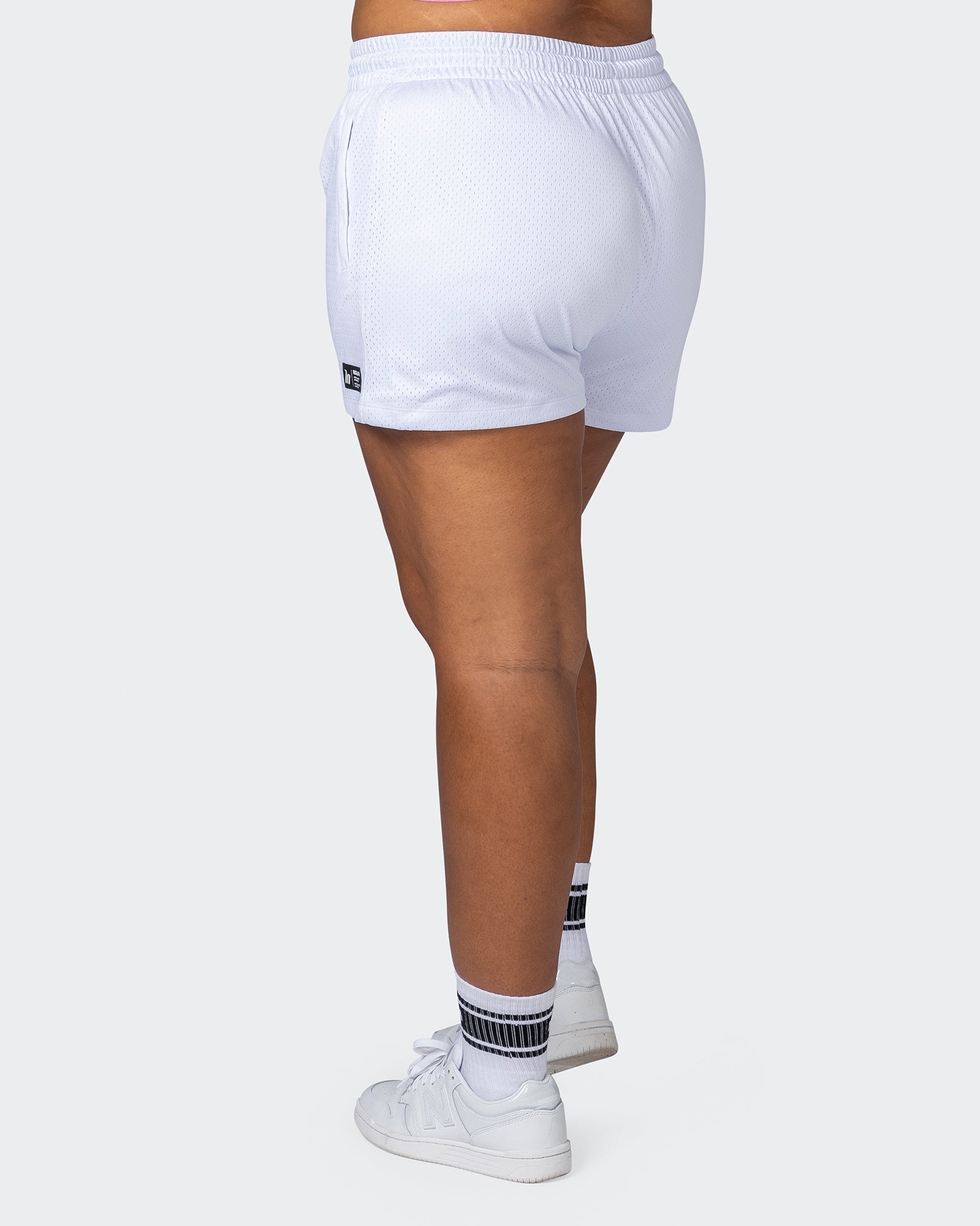 musclenation Shorts Limitless Mesh Shorts - White