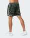 musclenation Shorts Mens 5" Basketball Shorts - Dark Khaki Camo Print