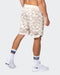 musclenation Shorts Mens 8" Basketball Shorts - Beige Camo Print
