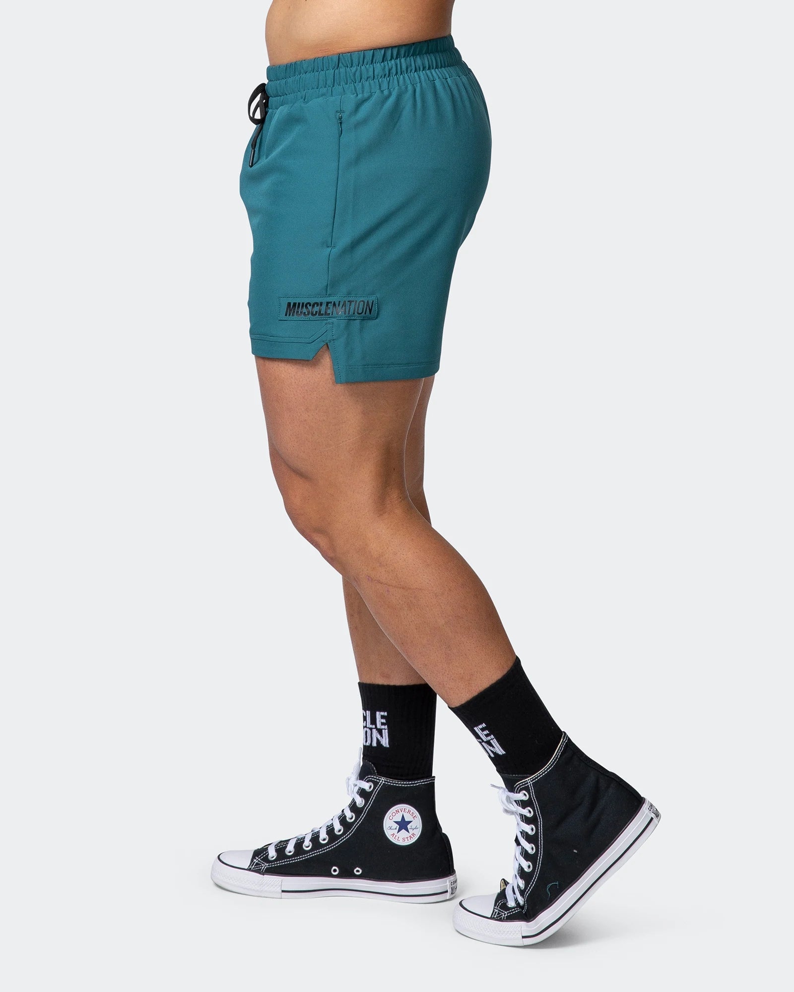 musclenation Shorts MENS ELEVATE ACTIVE SHORTS Deep Teal